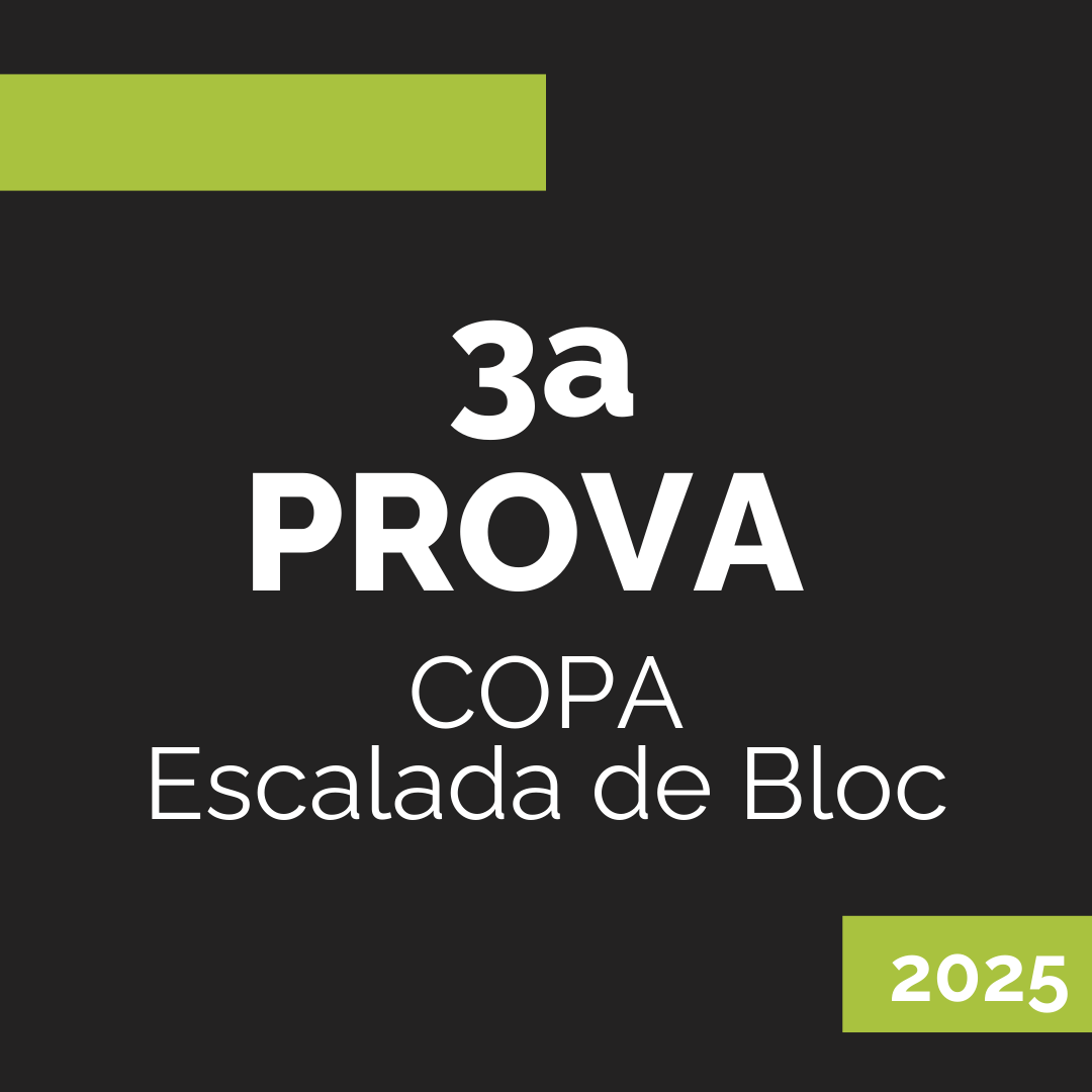 3a PROVA DE COPA ESCALADA DE BLOC 2025